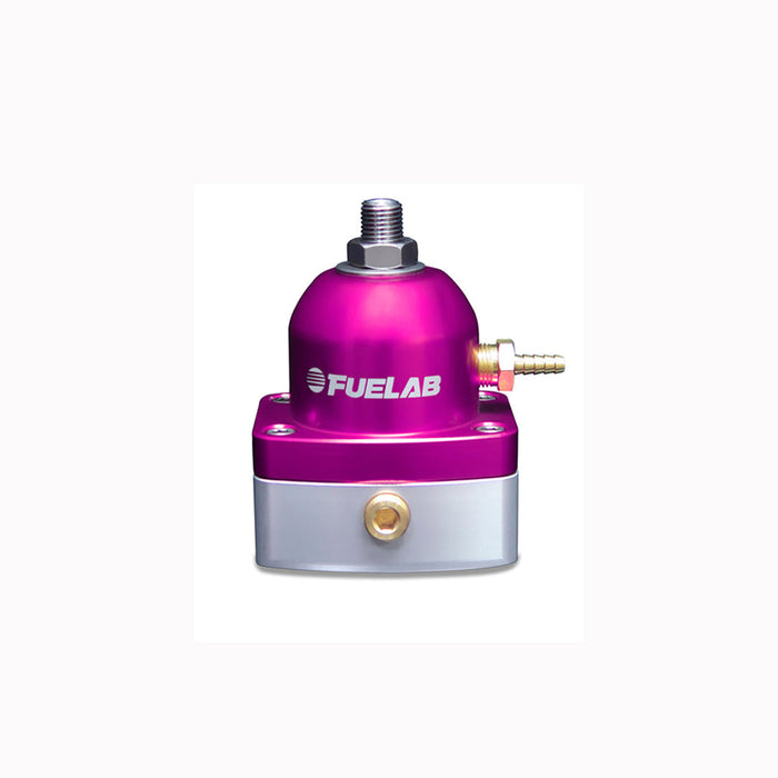 FUELAB Purple Mini In-Line Fuel Pressure Regulator (6AN In / 6AN Out)