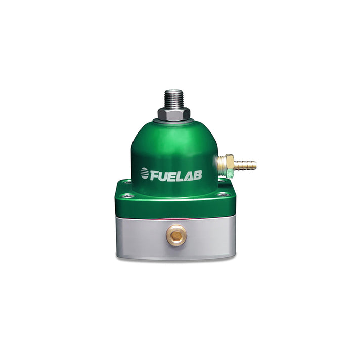FUELAB Green Mini In-Line Fuel Pressure Regulator (6AN In / 6AN Out)