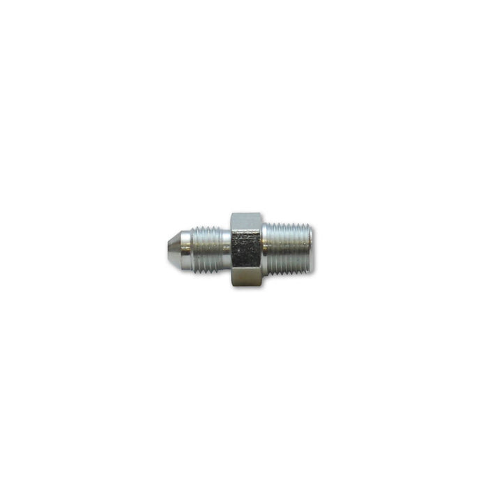 Vibrant Performance Straight Adapter Fitting; Size: -3AN x 1/8" NPT Stainless Steel