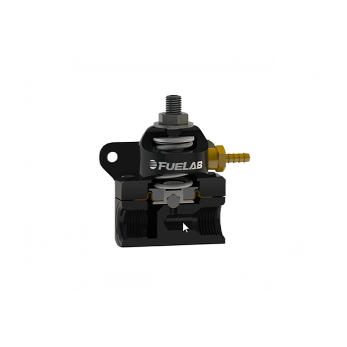 FUELAB Mini In-Line Fuel Pressure Regulator (6AN In / 6AN Out)