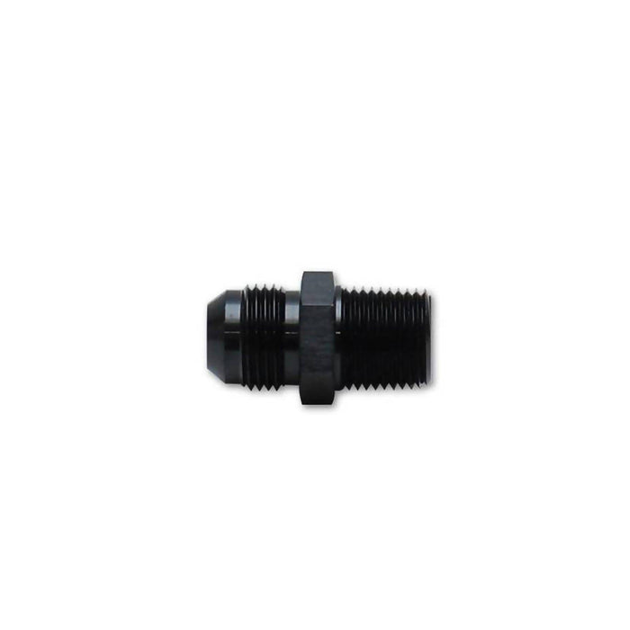 Vibrant Performance Straight Adapter Fitting; Male AN Flare x Male NPT Straight Adapter