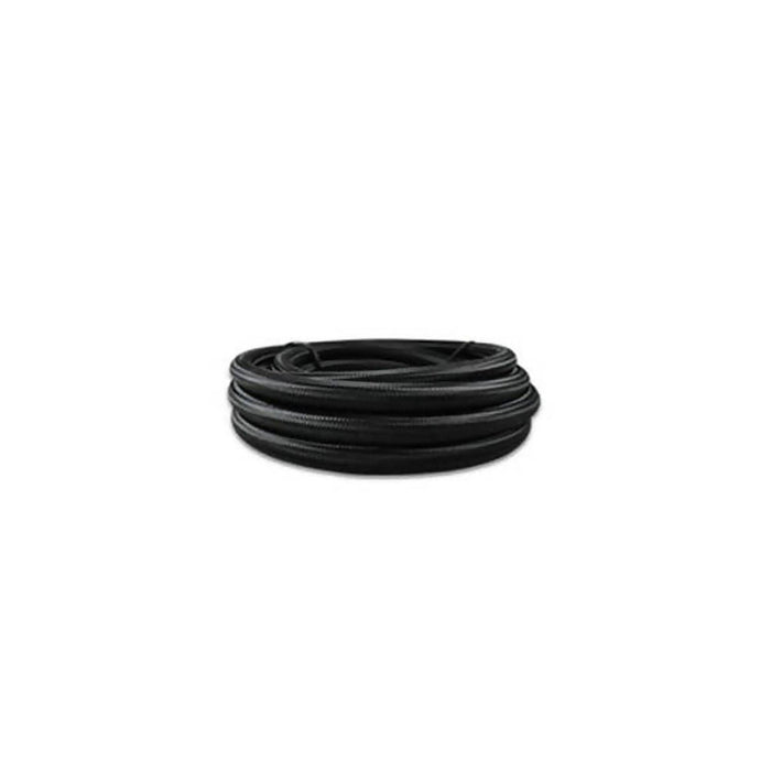 Vibrant Performance -8 PTFE Black Nylon Braided Flex Hose with PTFE Liner; AN Size: -8; (1 ft)
